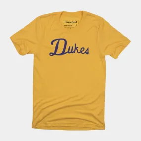 1980s JMU Basketball Jersey Script Tee