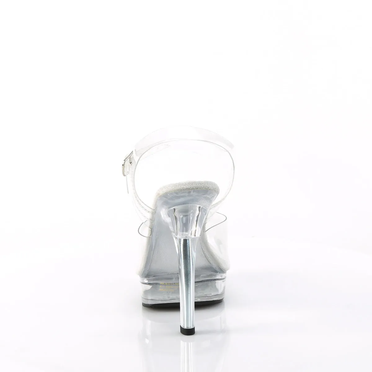 5 Inch Heel MAJESTY-508 Clear