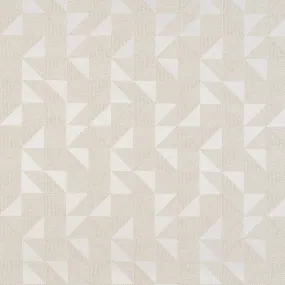 Ahoy Fabric in Beige/Tan/White