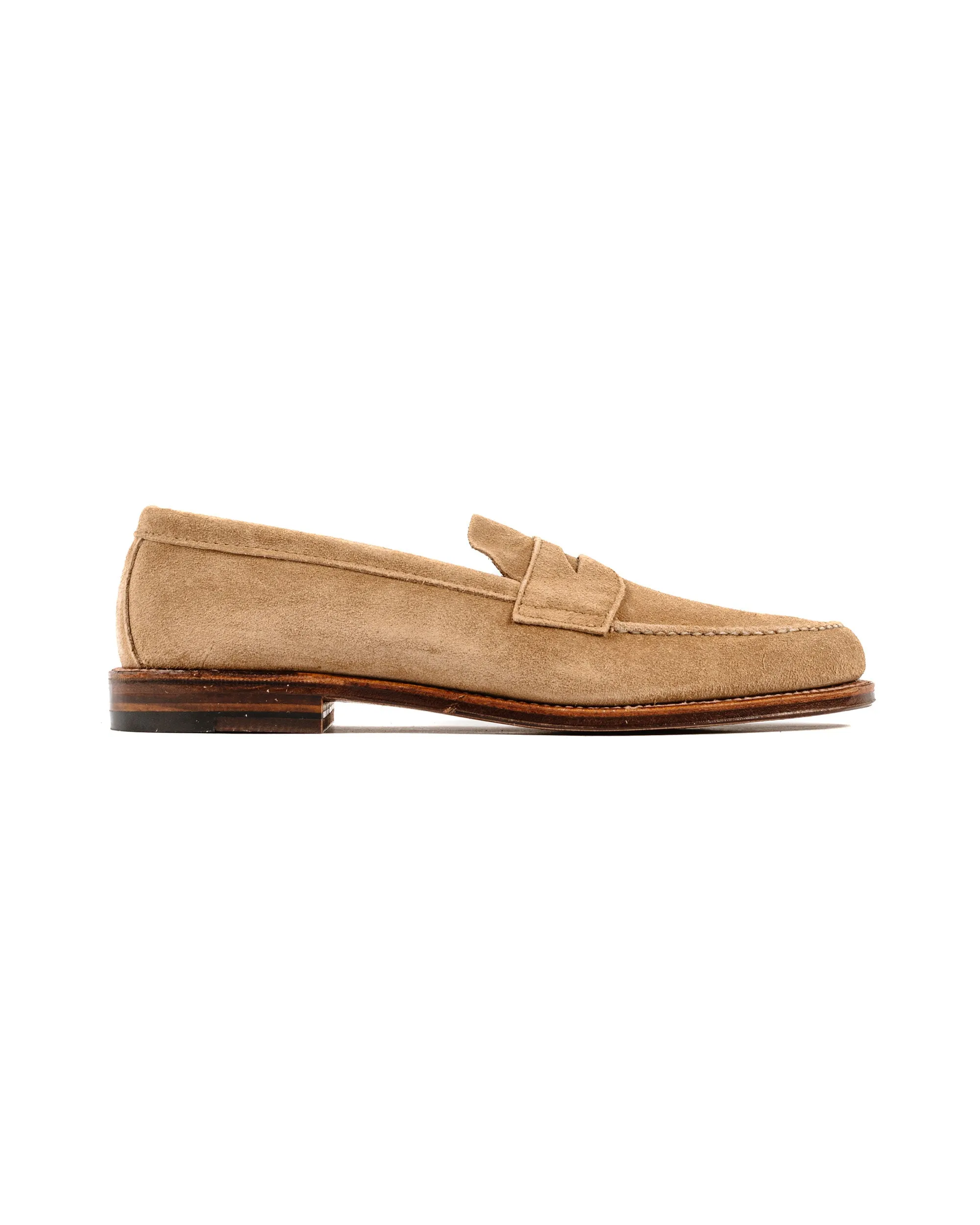 Alden Unlined Leisure Handsewn Tan Suede 6244F