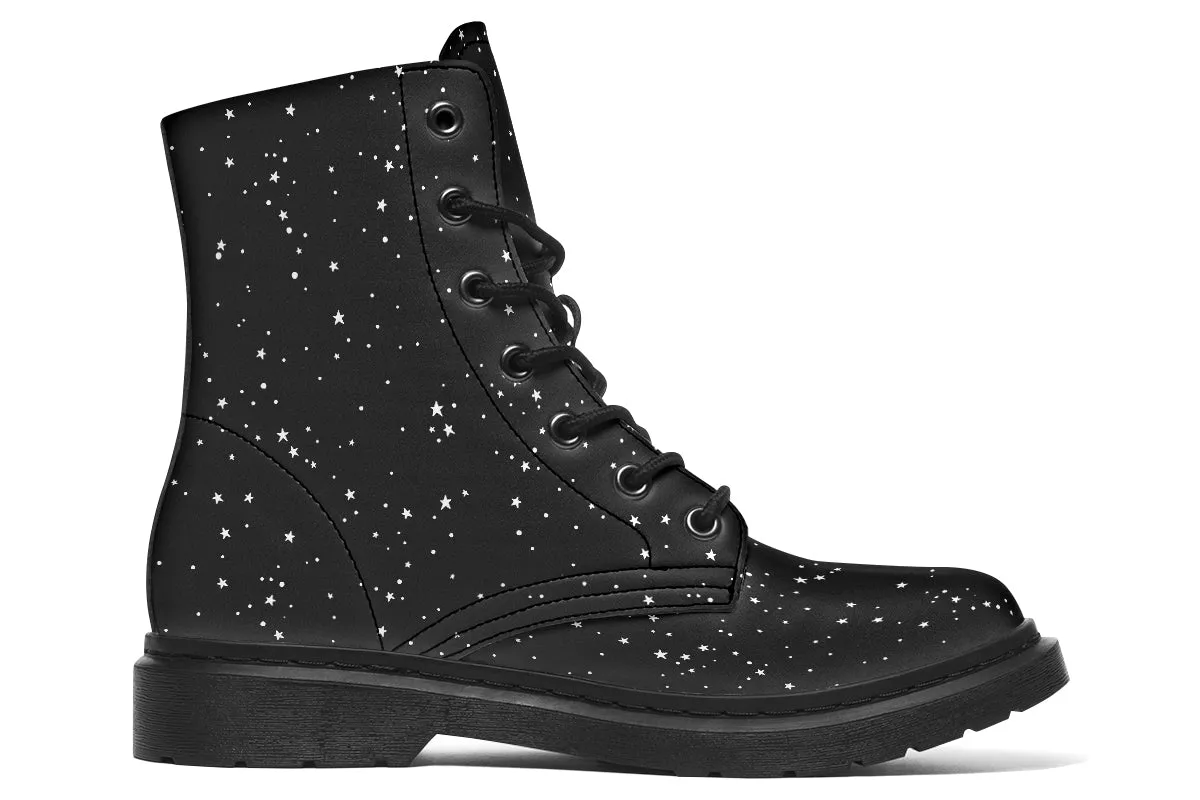 Astral Boots - Vegan Leather Doc-Style Boots with Durable Stitched on Soles