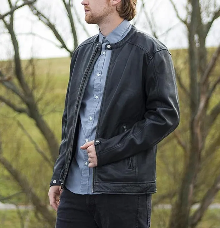 Black Leather "Iconoclast" Jacket