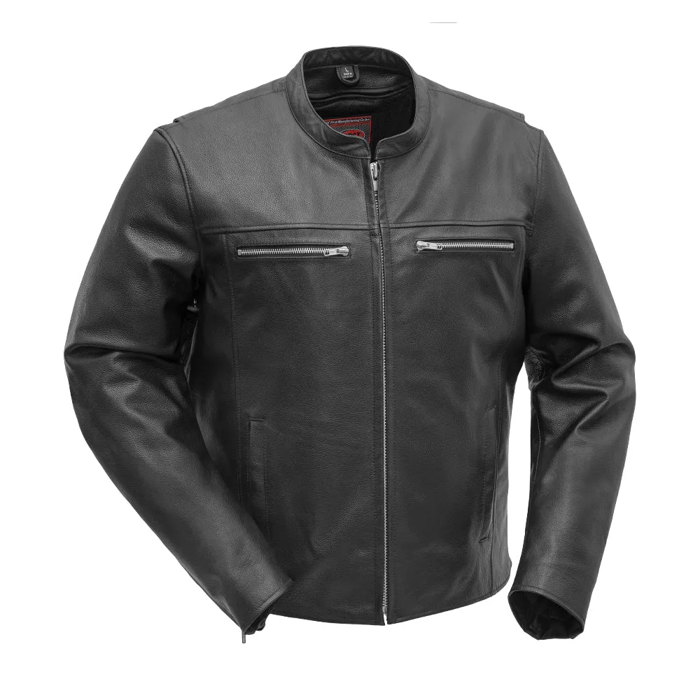 Black Leather "Rocky" Jacket