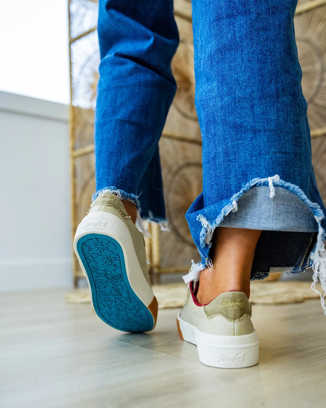 Blowfish Wild Card Sneakers - Beige Twill