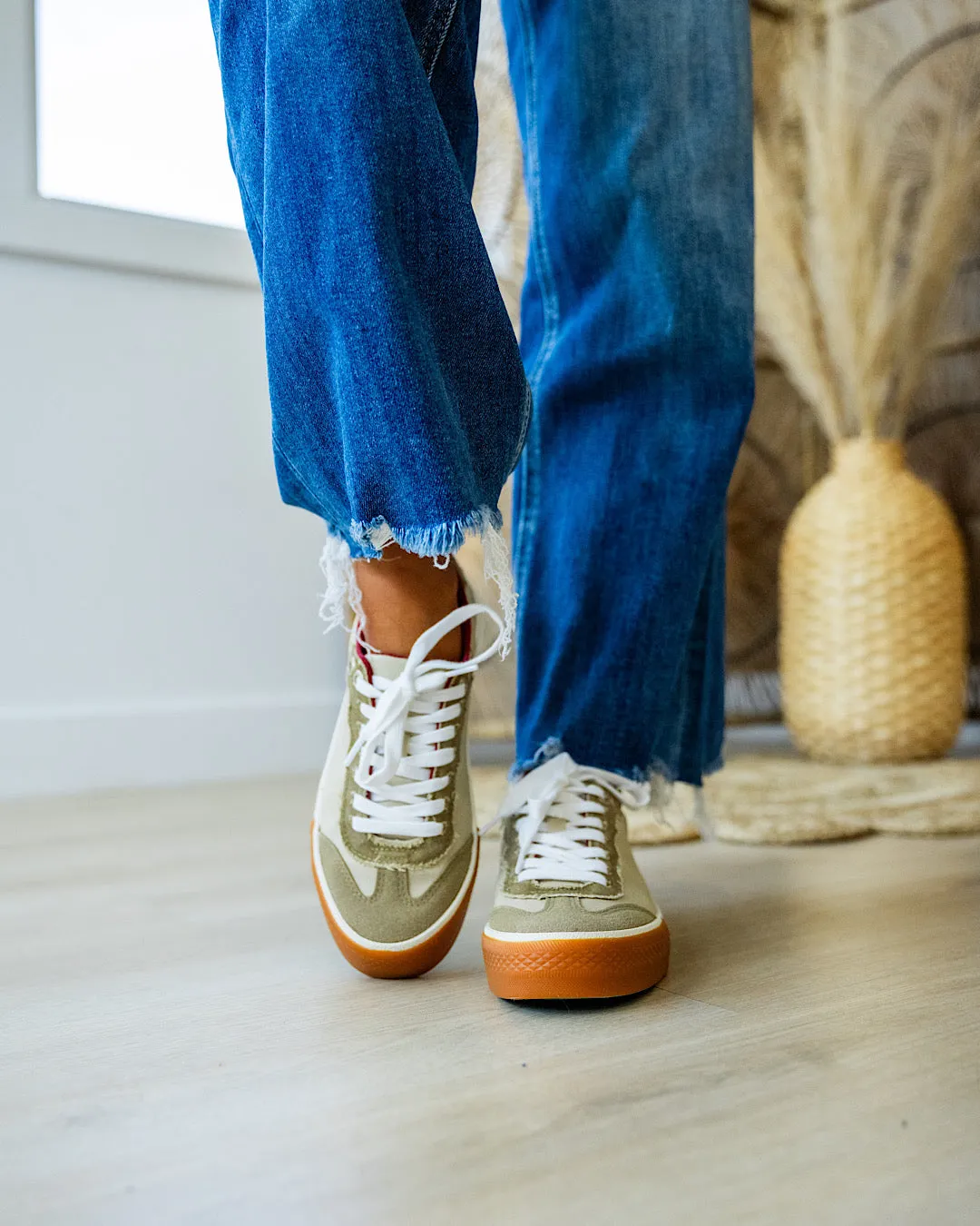 Blowfish Wild Card Sneakers - Beige Twill