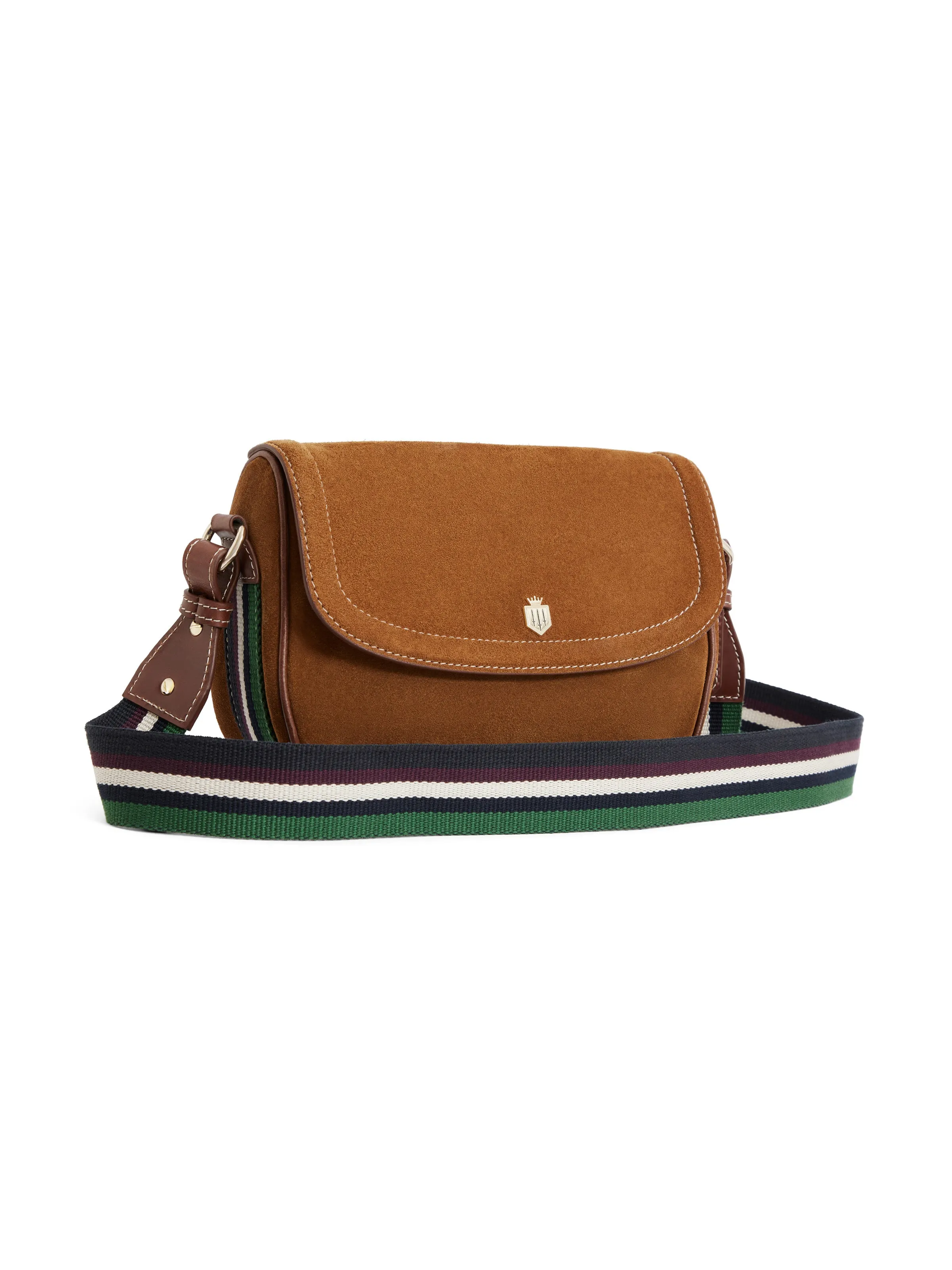 Boston Bag - Tan Suede