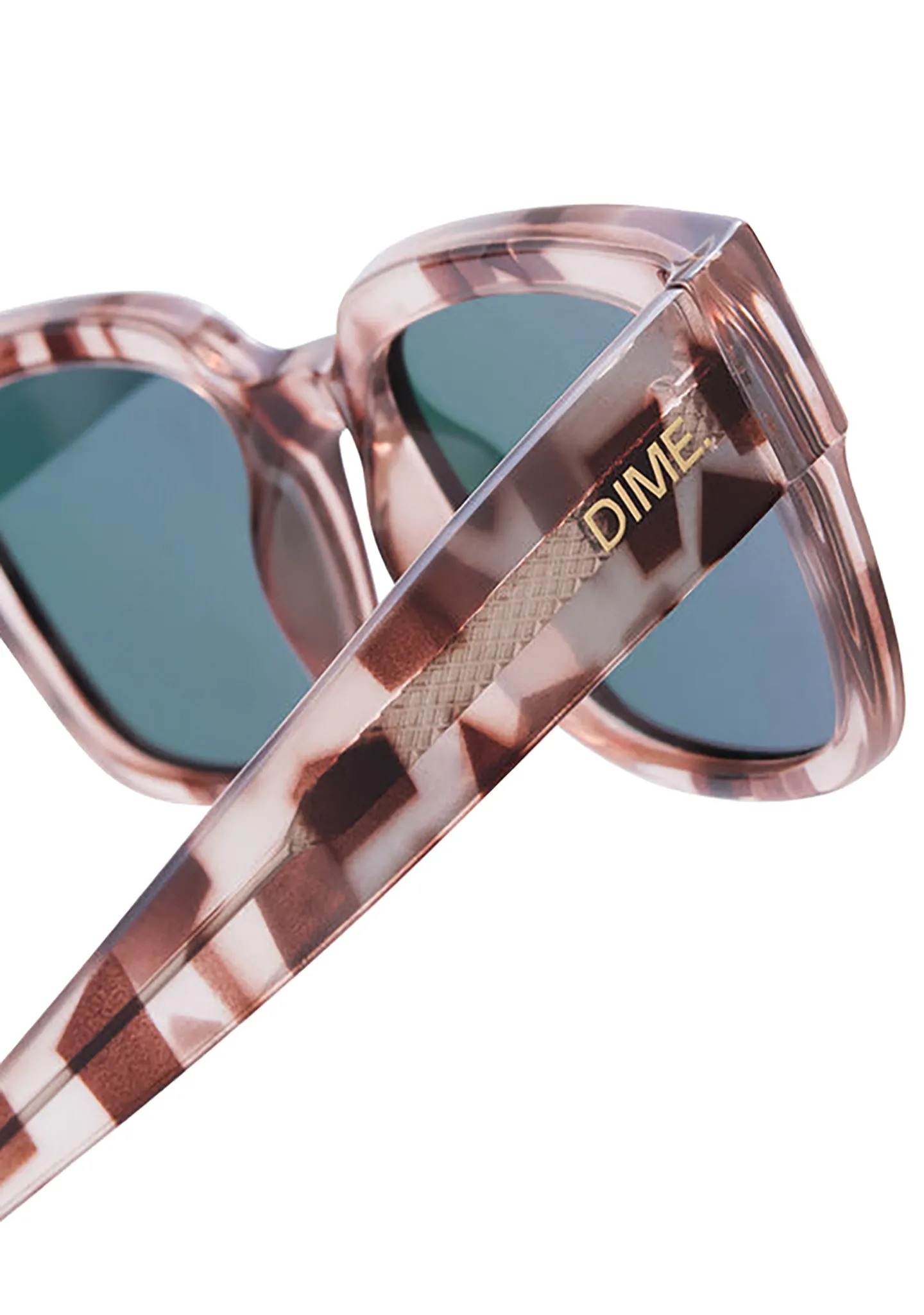 Brea Sunglasses in Light Tortoise/Pink Mirror