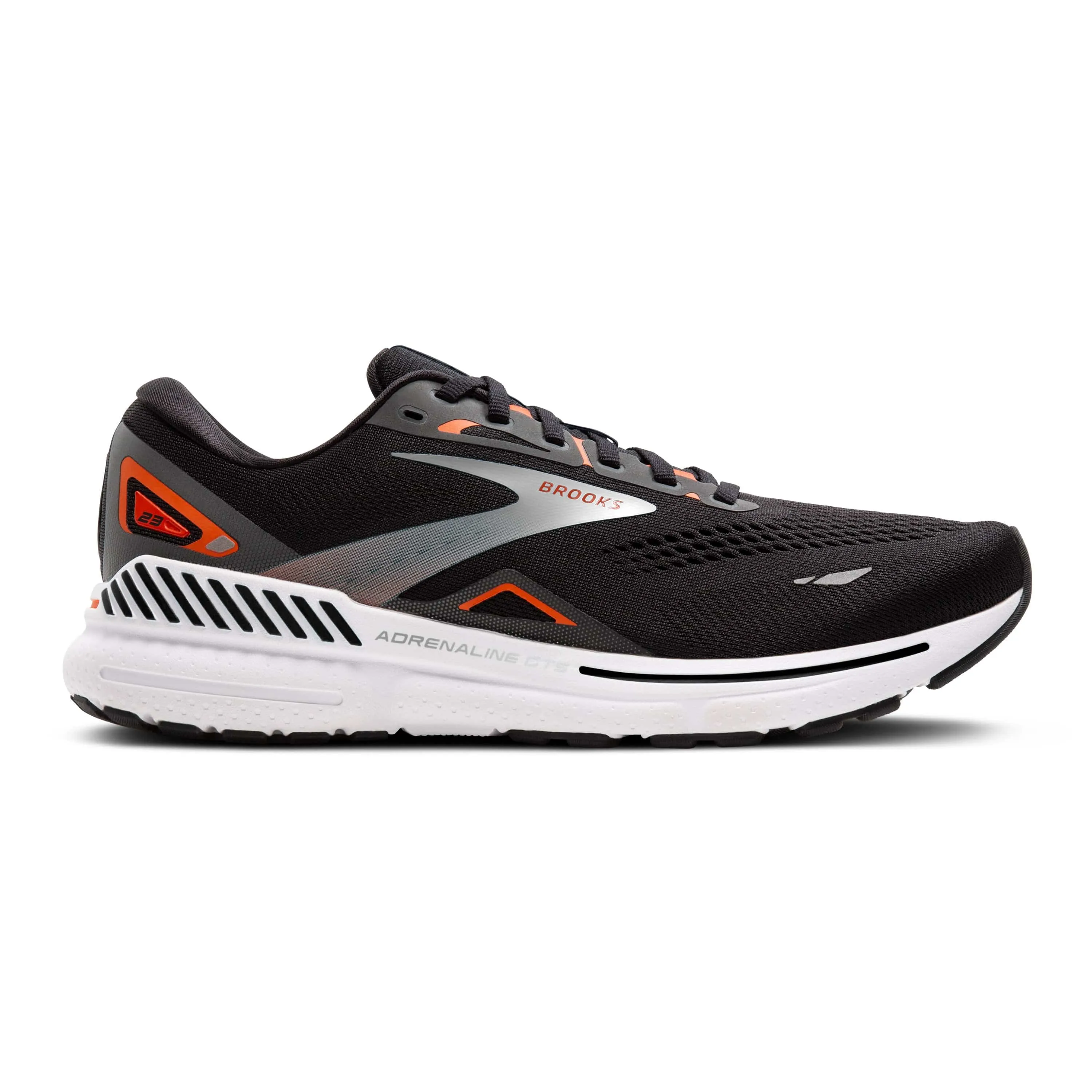 Brooks Adrenaline GTS 23 Men's Running Shoes AW24 Black/Mandarin Red/Blue