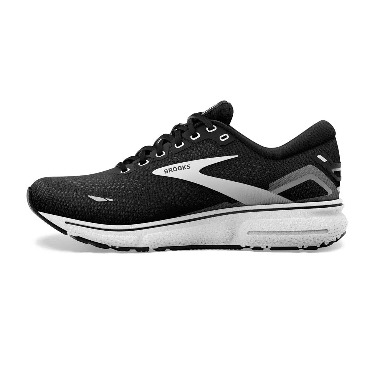 Brooks Ghost 15 (Womens) - Black/Blackened Pearl/White