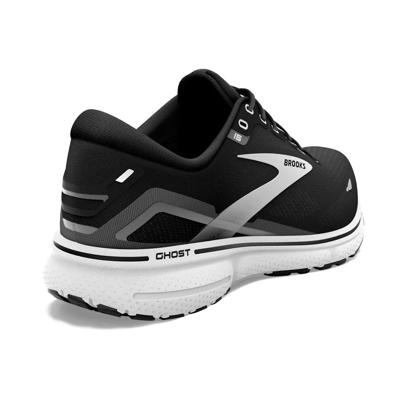 Brooks Ghost 15 (Womens) - Black/Blackened Pearl/White