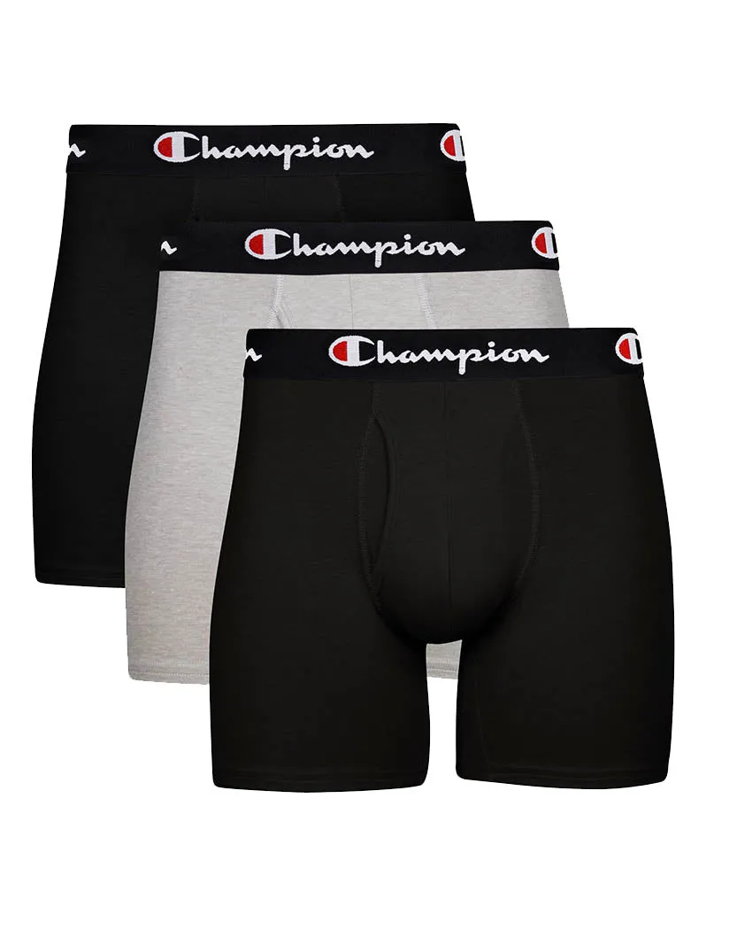 Champion Men's Cotton Stretch Boxer Brief CANBBG