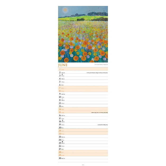 Country Days Slimline Calendar 2025