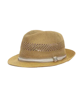 Craster Trilby Summer Hat Dk Tan