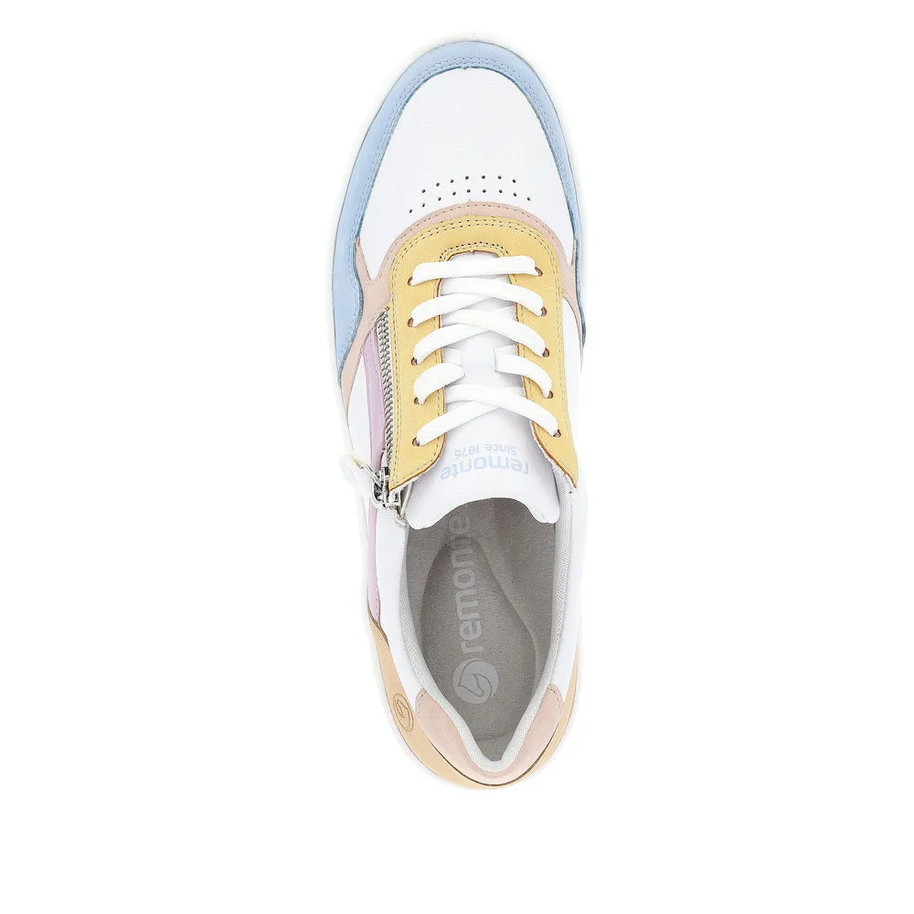 D0J01-83 White Combi Pastel Sneaker