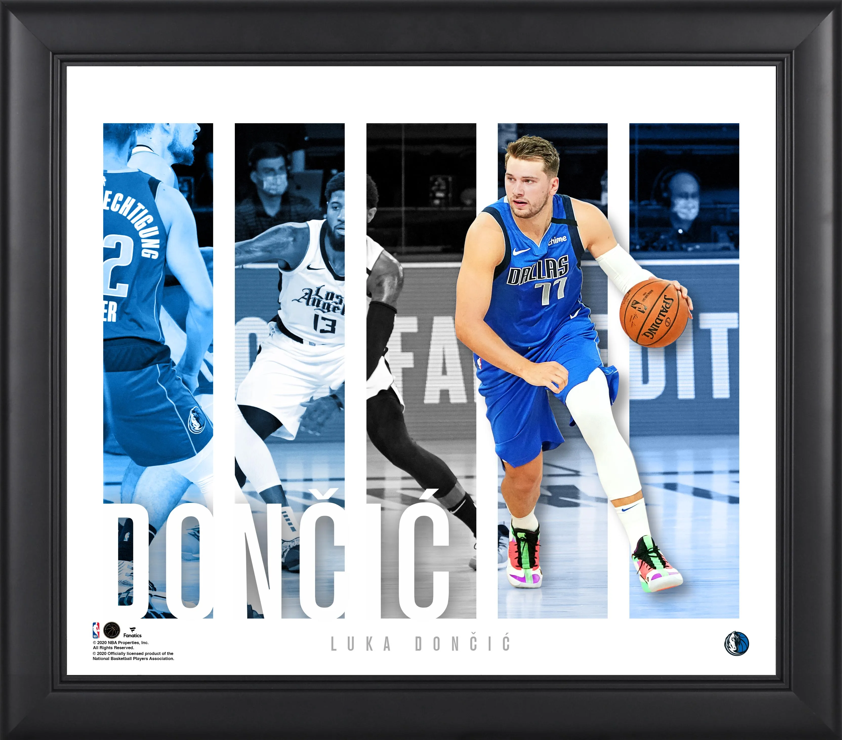 DALLAS MAVERICKS LUKA DONCIC 15" x 17" PLAYER PANEL COLLAGE