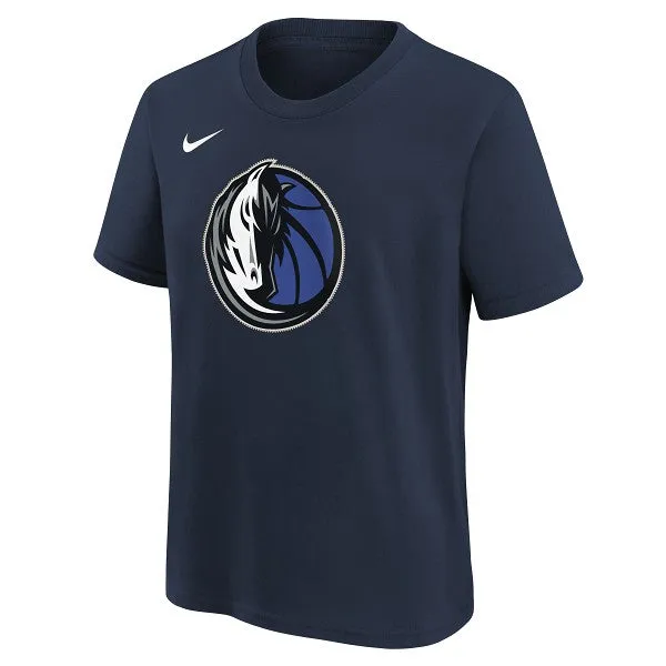 DALLAS MAVERICKS NIKE YOUTH ESSENTIAL HORSE HEAD LOGO SHORT SLEEVE TEE