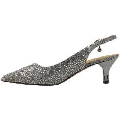 FERRYANNE-PEWTER GLITTER/RHINESTONES | L'AMOUR DES PIEDS