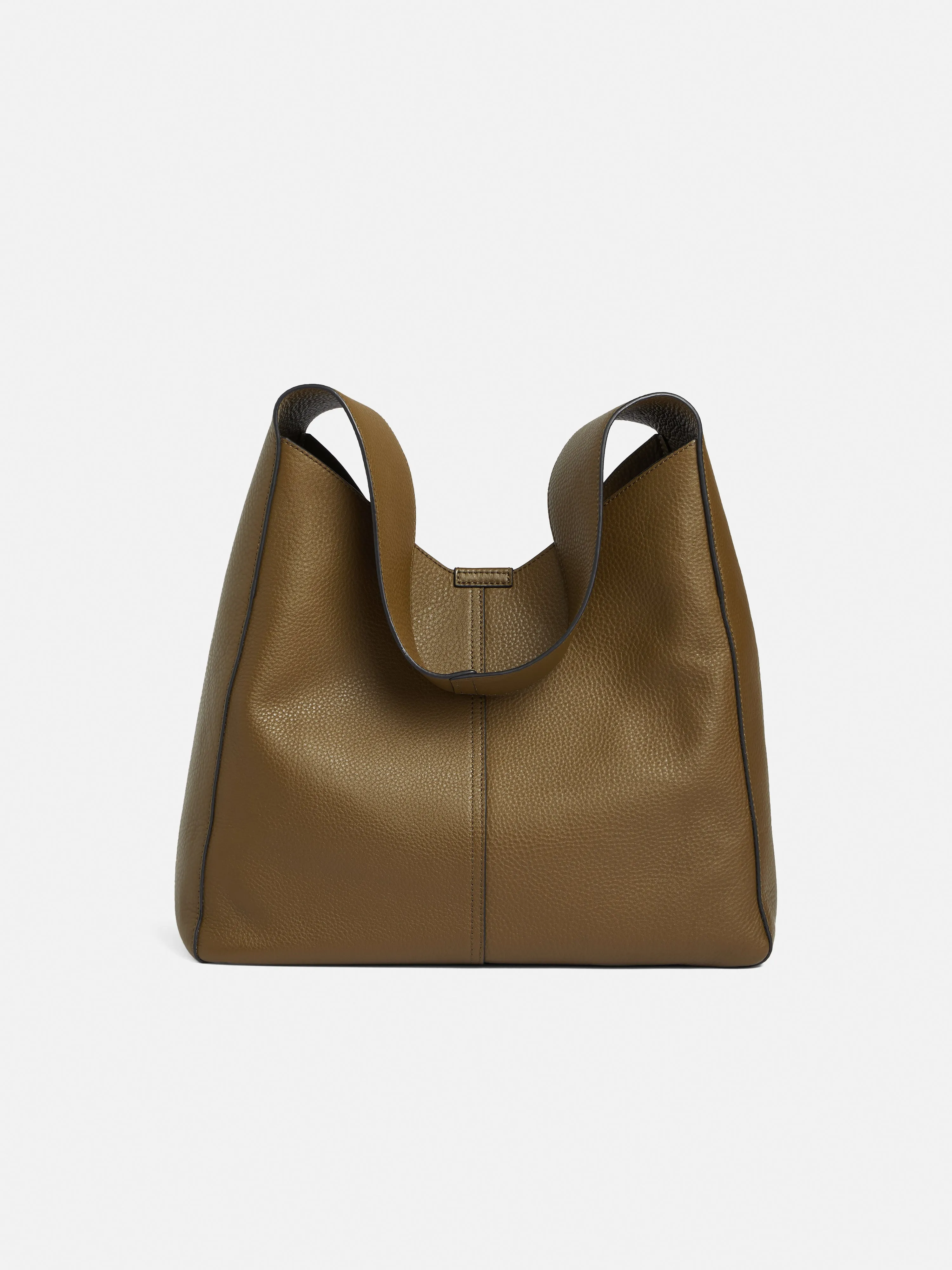 Heckfield Leather Tote | Brown