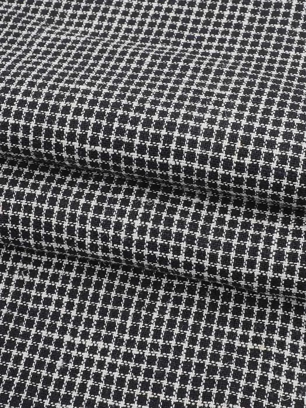 Hemp & Organic Cotton Mid-Weight Plain Plaid Fabric (HG12651A / HG12651I)