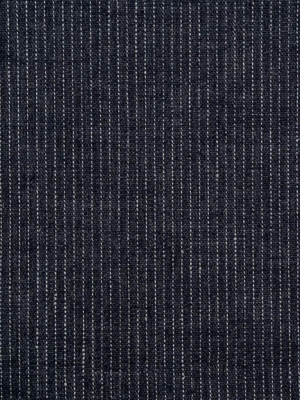 Hemp, Recycled Polyester & Spandex Woven Fabric with Single Dotted Line Stripe (HP5813Y)