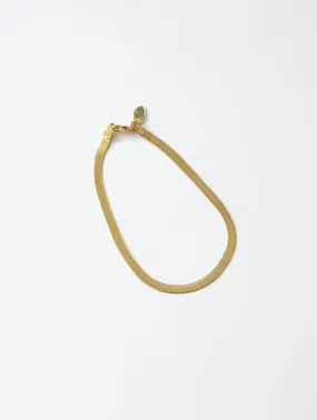 Herringbone Bracelet in Gold