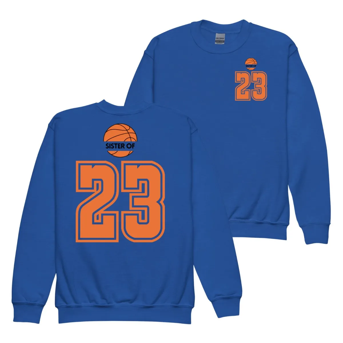 Kids Make It Yours™ 'Sports Fan' Front & Back Sweatshirt