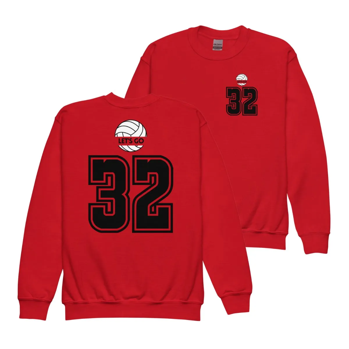 Kids Make It Yours™ 'Sports Fan' Front & Back Sweatshirt