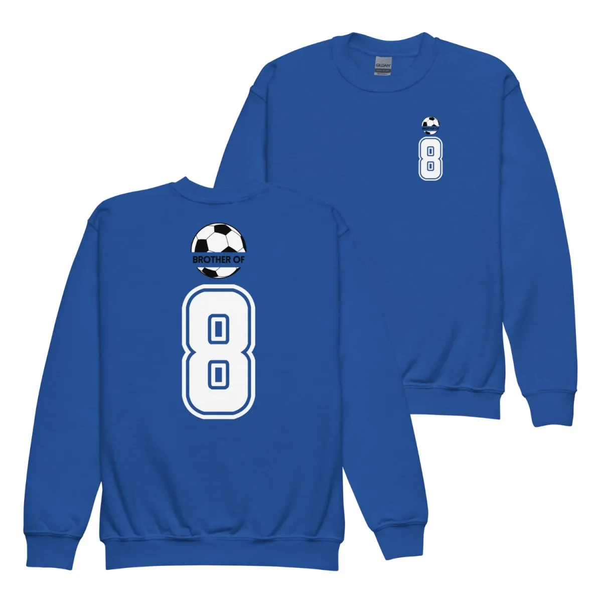 Kids Make It Yours™ 'Sports Fan' Front & Back Sweatshirt