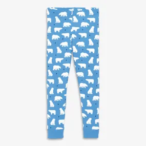 Kids organic PJ pant in bear hugs