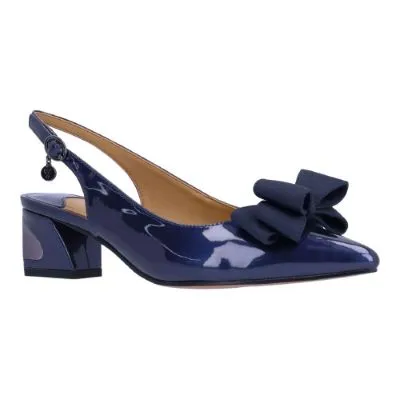 KIMMA |  J Renee-NAVY PATENT/GROSGRAIN