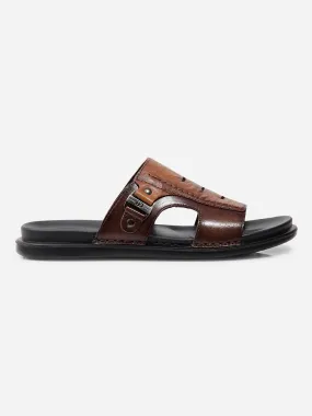 Men Tan-Brown Sandal / Slipper (ID4222)