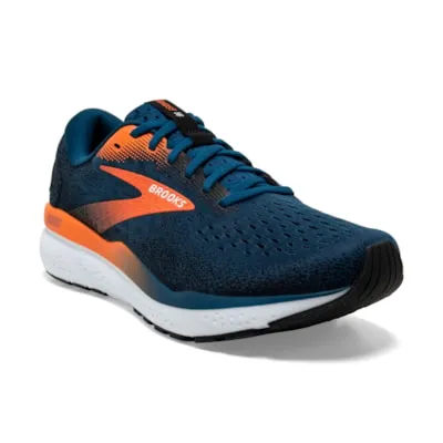 Men's Brooks Ghost 16 (Blue Opal/Black/Nasturtium)