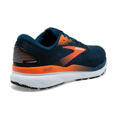 Men's Brooks Ghost 16 (Blue Opal/Black/Nasturtium)