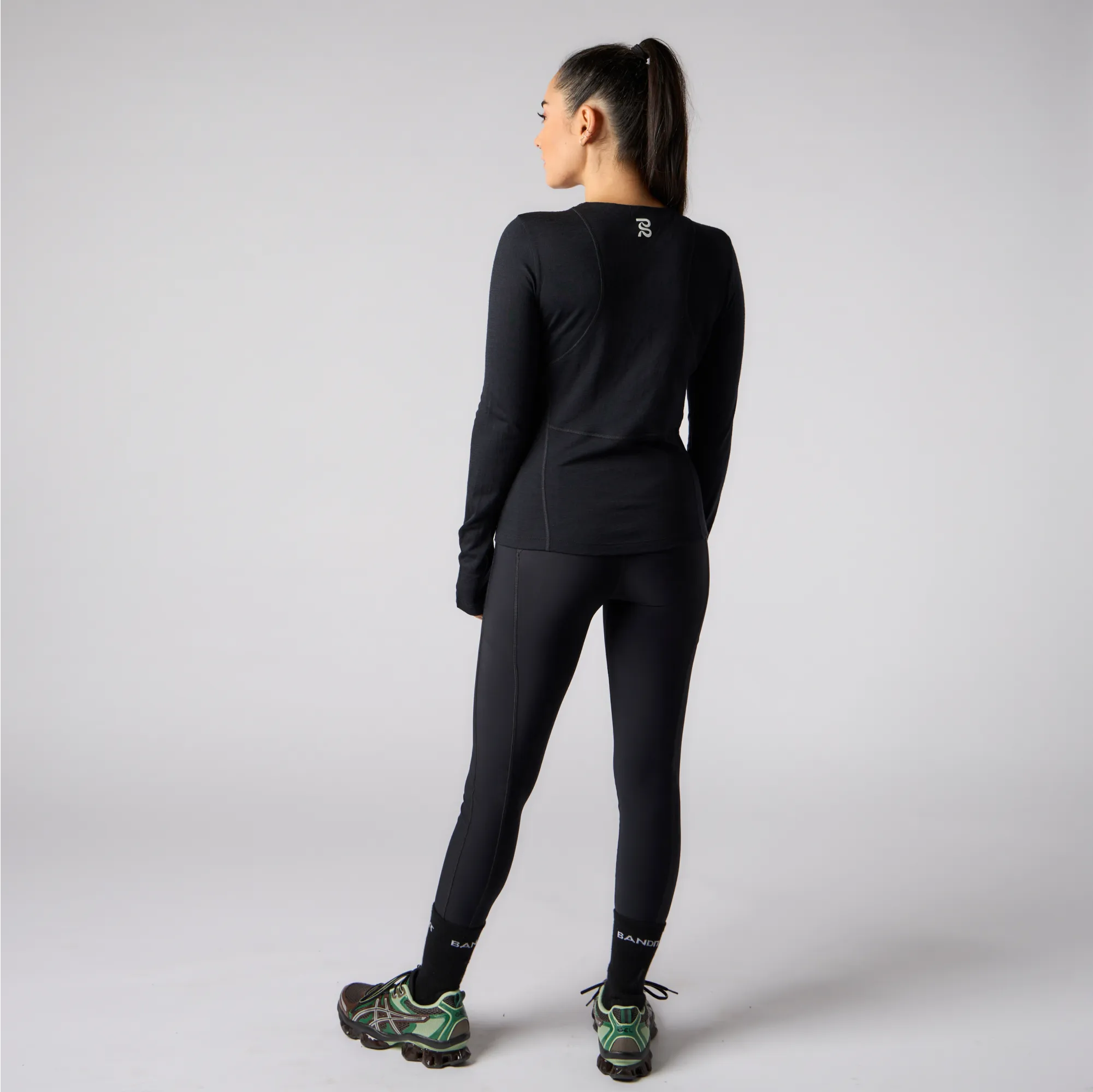 Merino Wool Long Sleeve - Women's, Black