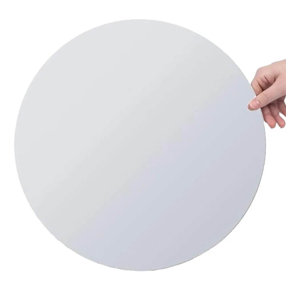 Metallic Silver Photography Styling Prop Circle Round Acrylic Mirror Mega Bundle