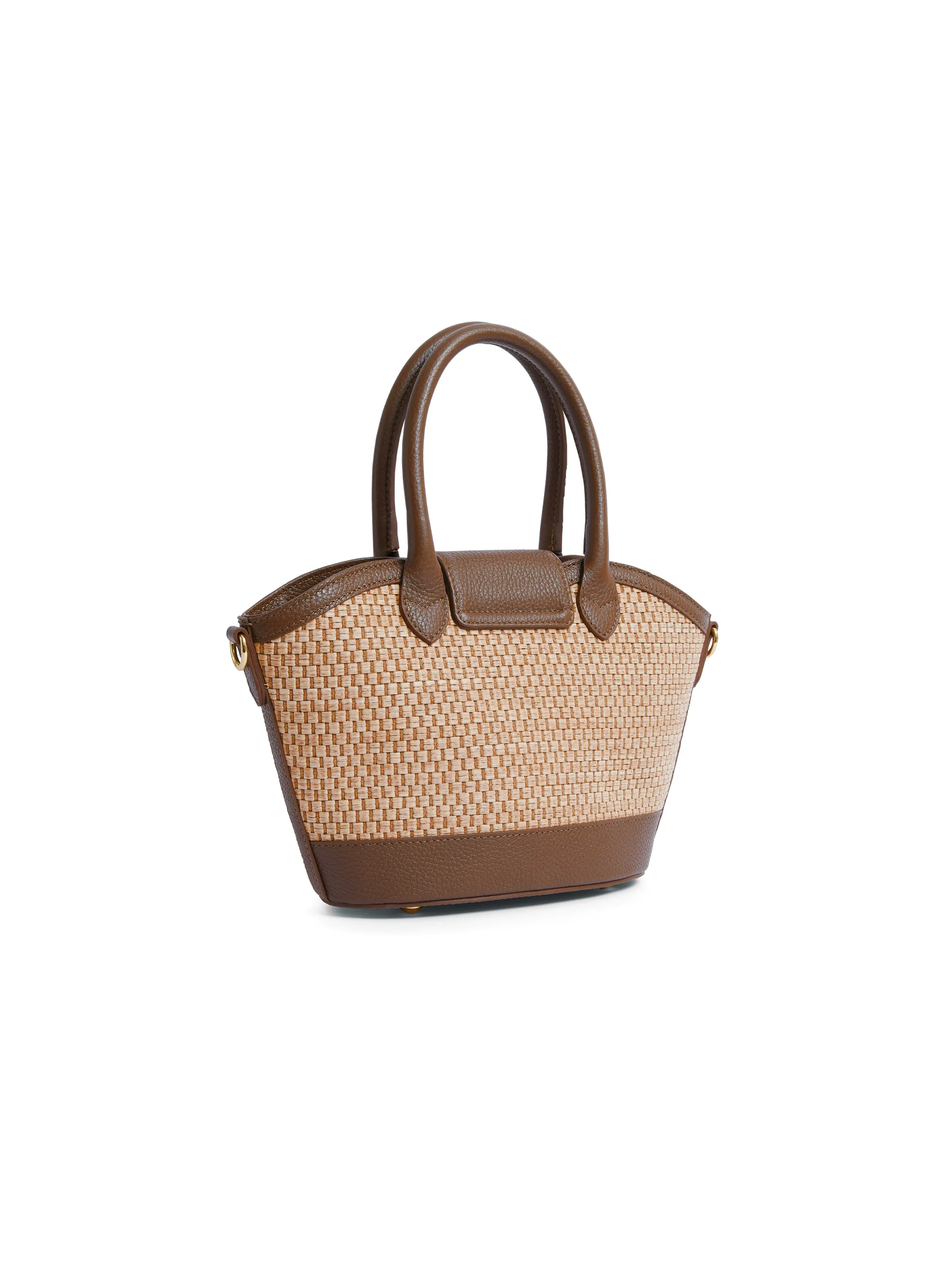 Mini Windsor Basket Bag - Tan