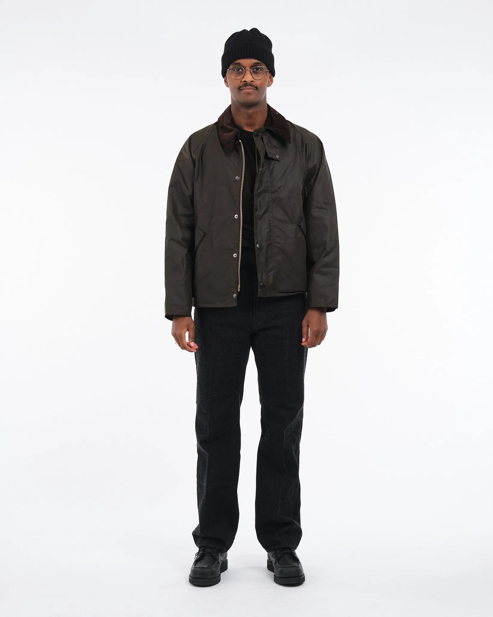 OS Transport Wax Jacket Olive