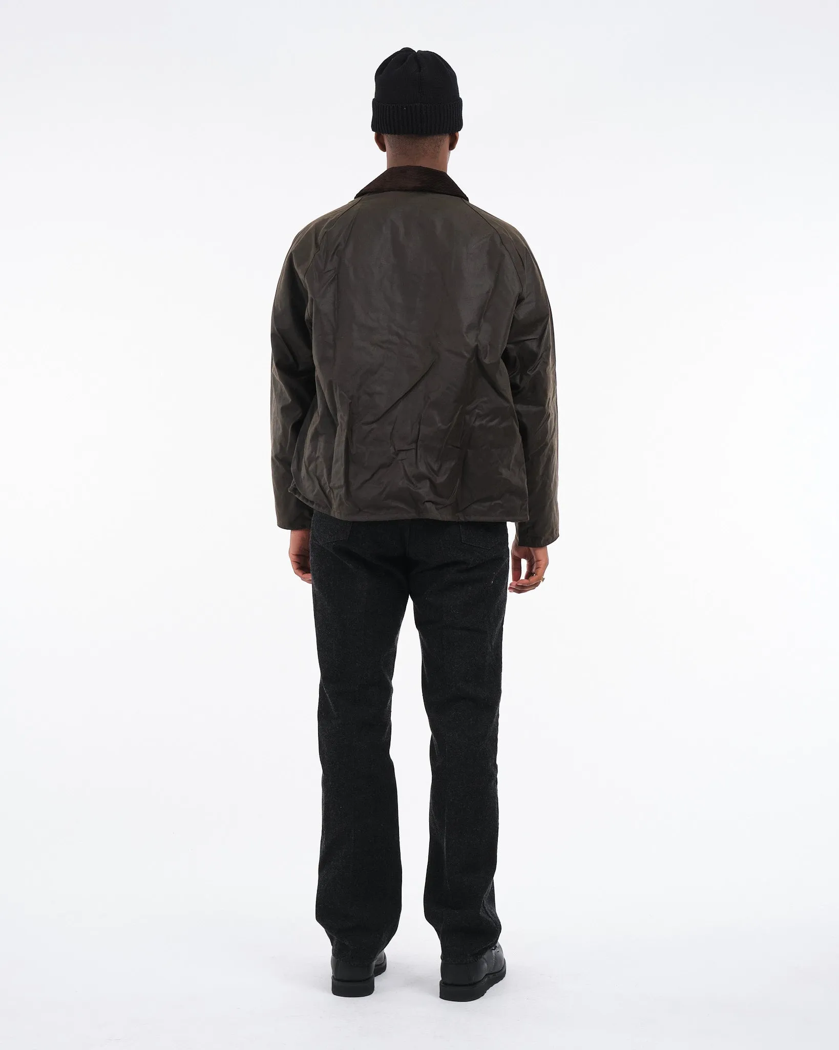 OS Transport Wax Jacket Olive