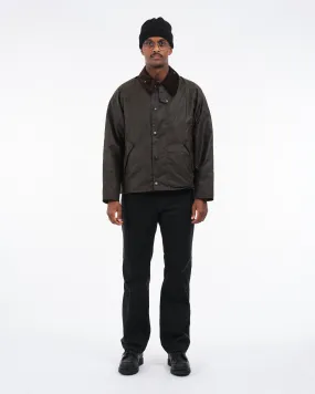 OS Transport Wax Jacket Olive