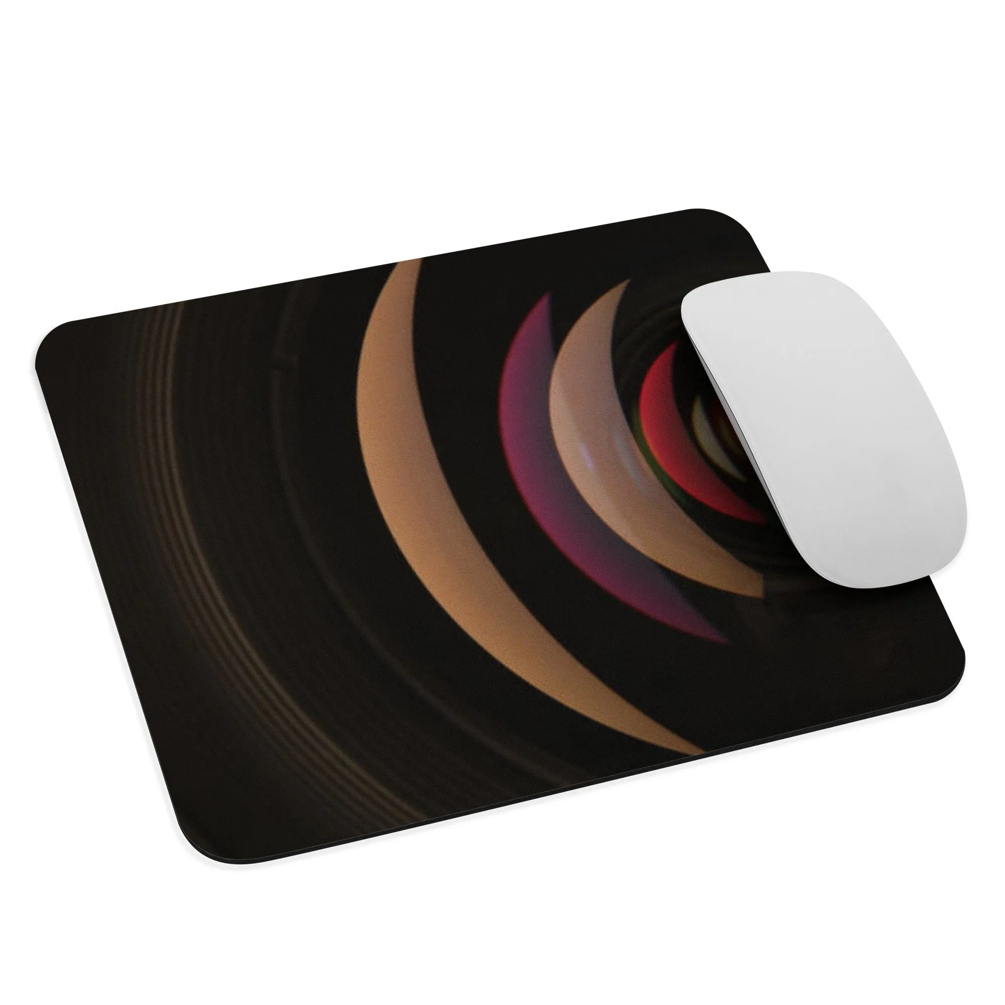 Padded Non-Slip Mousepad - Caramel Lens