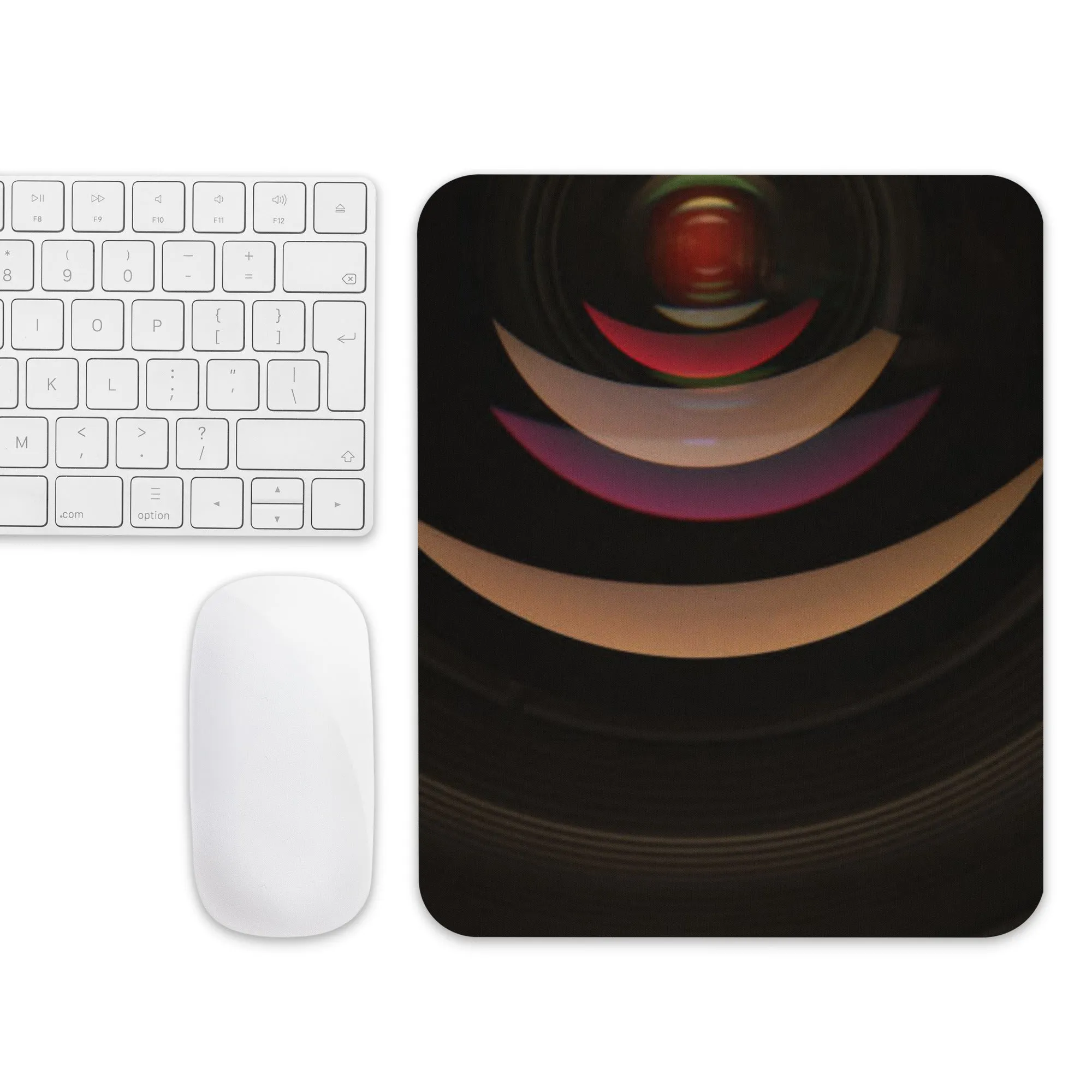 Padded Non-Slip Mousepad - Caramel Lens