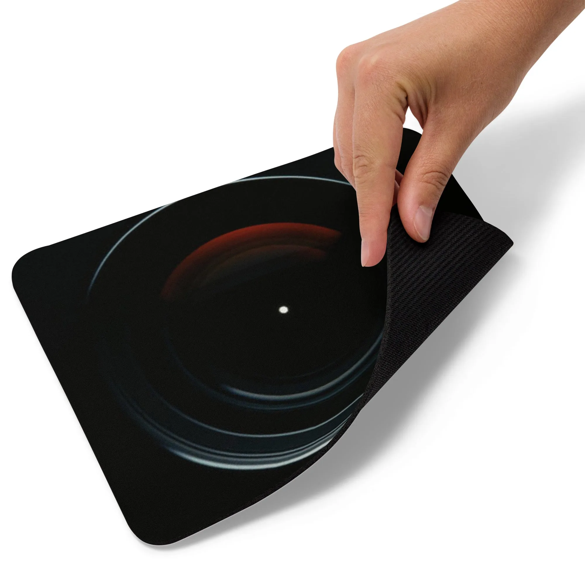 Padded Non-Slip Mousepad - Dark Lens