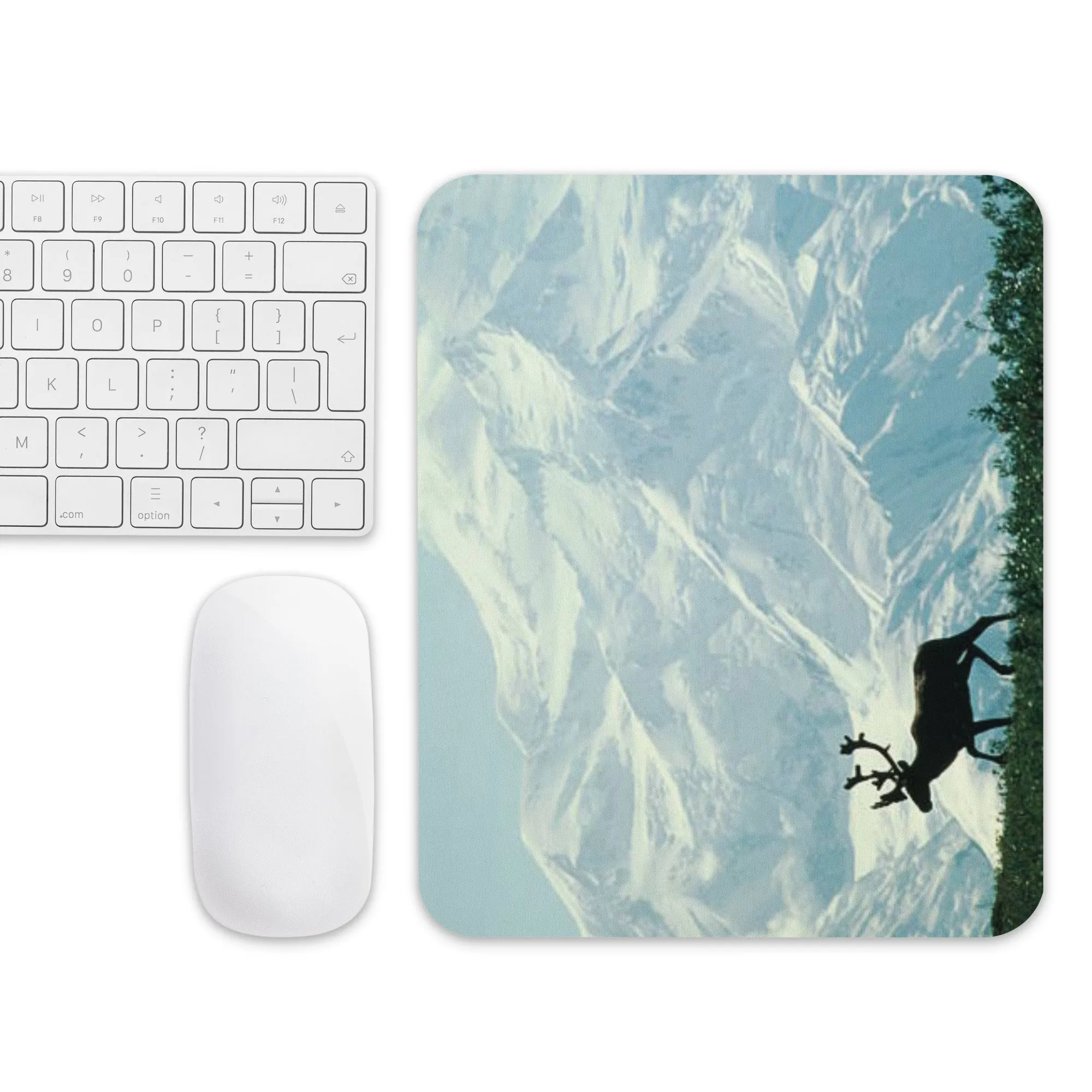 Padded Non-Slip Mousepad - Elk Mountain Range