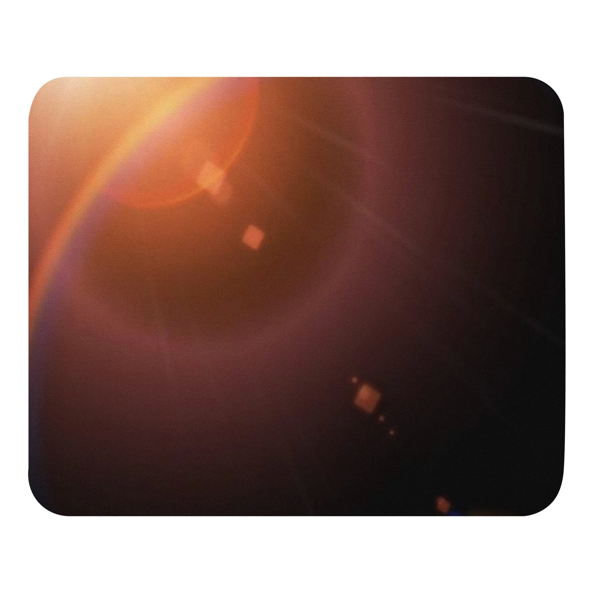 Padded Non-Slip Mousepad - Lens Flare