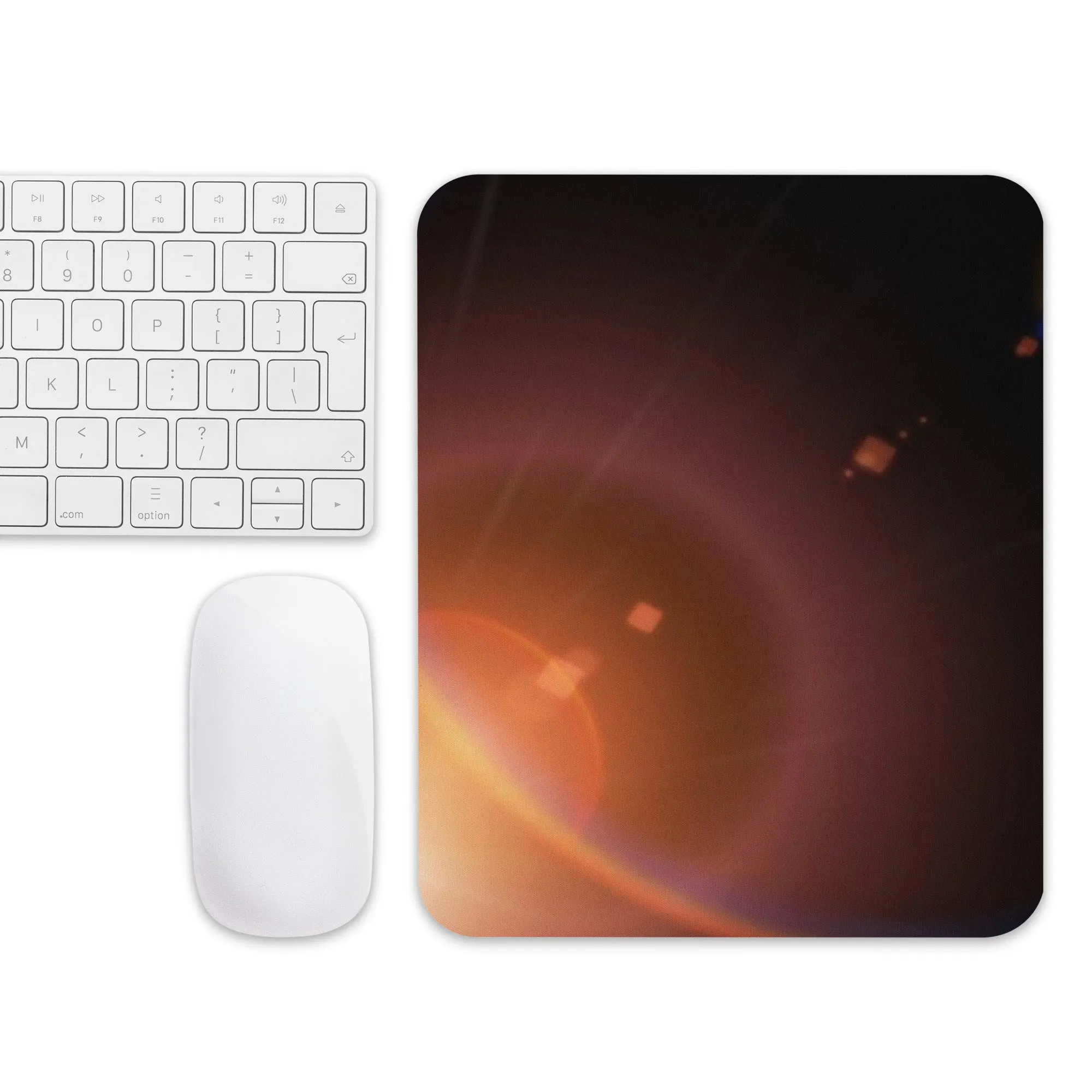 Padded Non-Slip Mousepad - Lens Flare