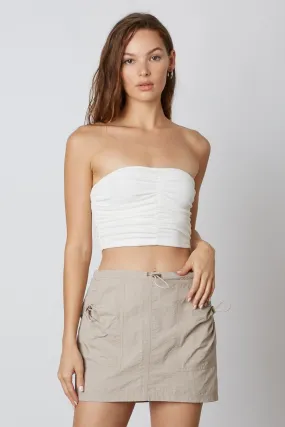 Parachute Mini Skirt - Tan