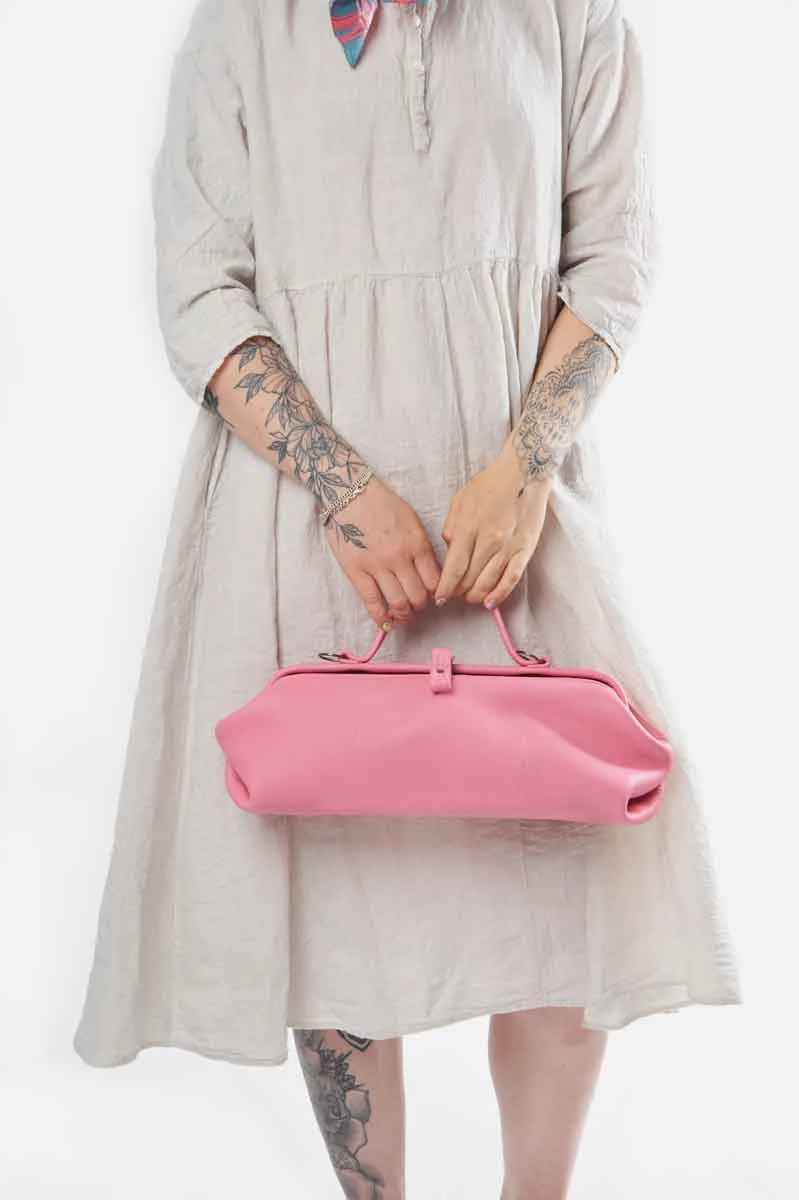 Pink Baguette Bag