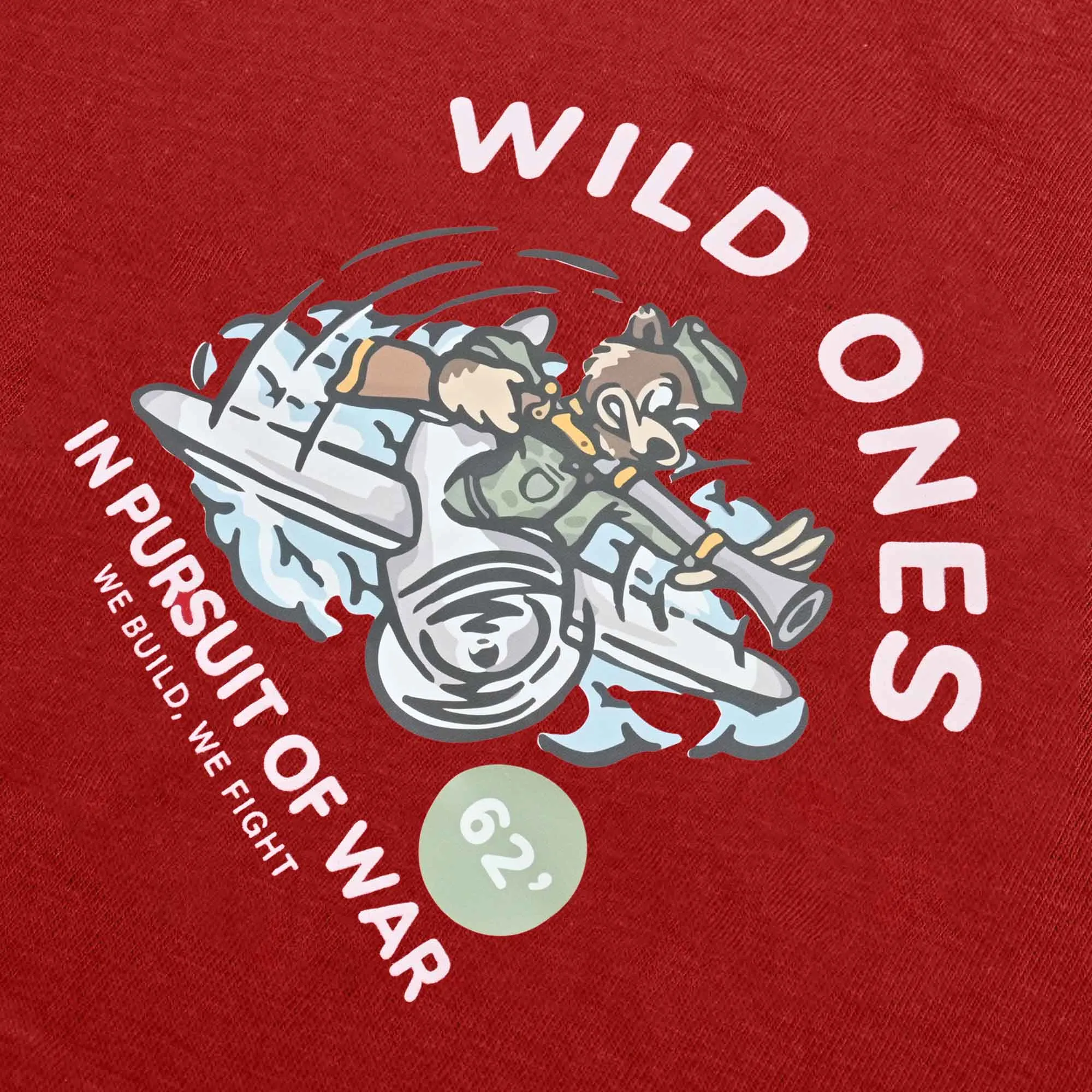 Polo Republica Men's Wild Ones Printed Crew Neck Tee Shirt