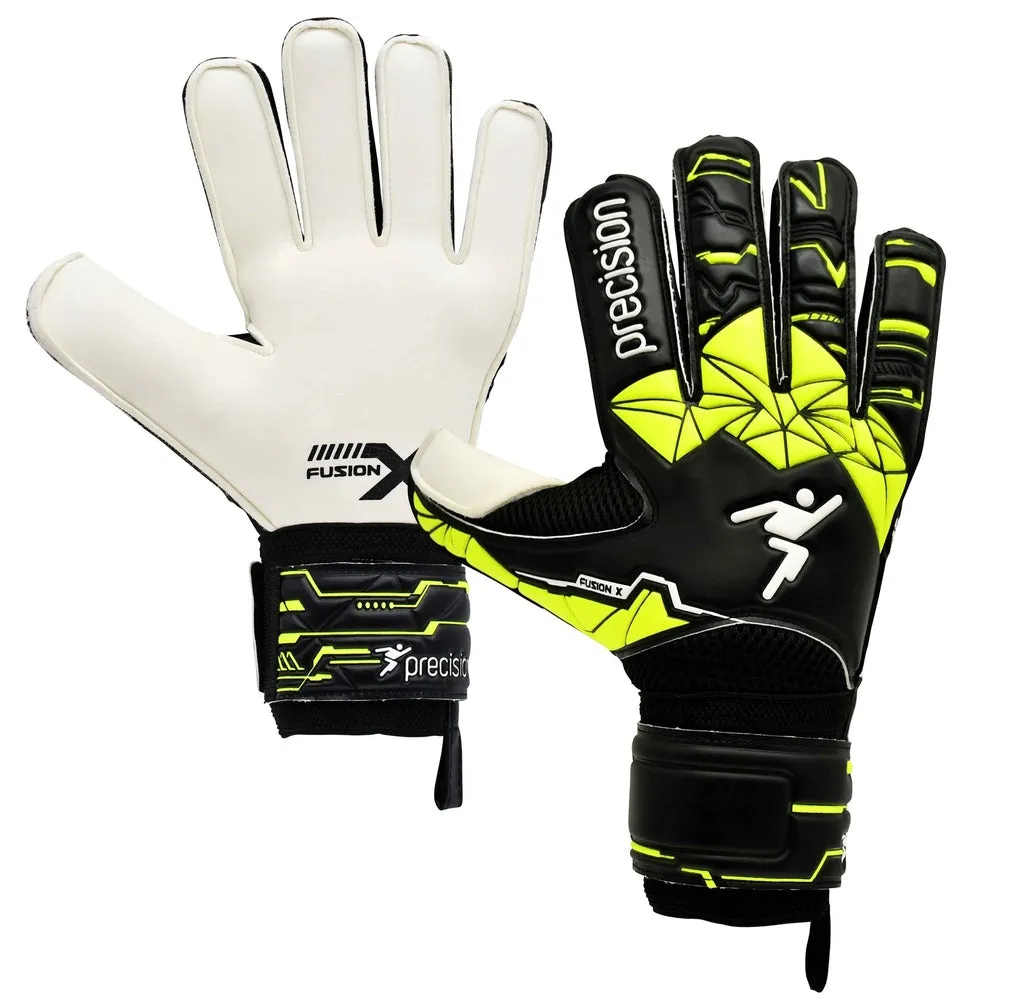 Precision Fusion X Flat Cut Finger Protect 3rd Gen Goalkeeper Gloves