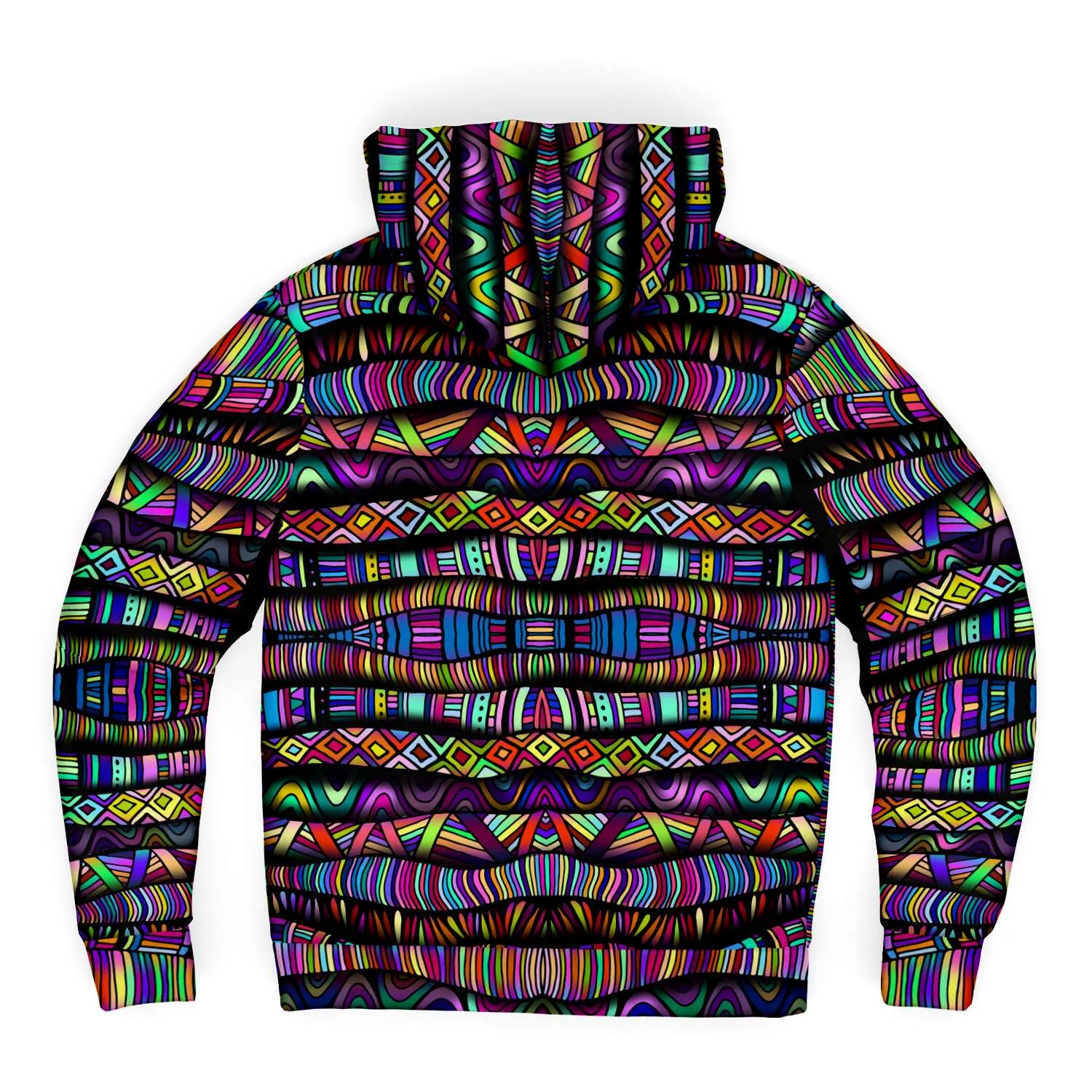 Rainbow Tribe Microfleece Zip-up Hoodie